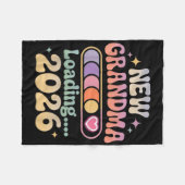 2026年未来の祖母をロードする新しい祖母 フリースブランケット (正面(横))