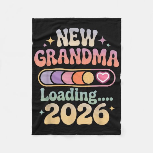 2026年未来の祖母をロードする新しい祖母 フリースブランケット (正面)