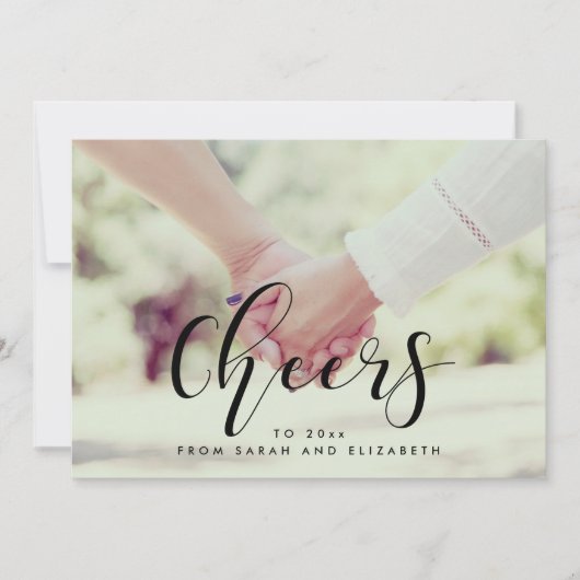 2026年正月エレガントの写真カードへの応援 シーズンカード (正面)