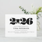 2026年歯科学校卒業 招待状 (スタンド正面)