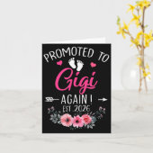 2026年母の日に再びギギに昇進 カード (黄色い花)