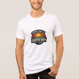 2026年毎日が地球の日 | エコバッジ デザイン トライブレンドTシャツ
