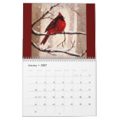 2026年油彩絵暦 カレンダー (1月 2027)