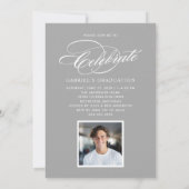 2026年海軍フォト卒業パーティー エレガントクラス 招待状 (裏面)