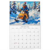 2026年熱狂するカレンダー カレンダー (1月 2026)