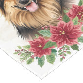 2026年犬装飾テーブルランナーお正月 ショートテーブルランナー (コーナー)