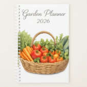 🥕🍅 2026年用ガーデンプランナー 🌱📔 プランナー手帳 (正面)