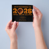 2026年皆既日食イベント チラシ (手)