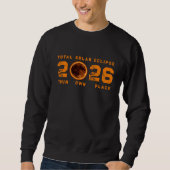 2026年皆既日食 スウェットシャツ (正面)
