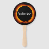 2026年皆既日食 ハンドファン (正面)