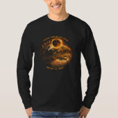 2026年皆既日食-皆既日食帯 Tシャツ (正面)