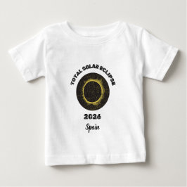 2026年皆既日食 皆既日食 ベビーTシャツ
