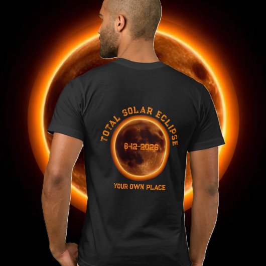 2026年皆既日食 Tシャツ