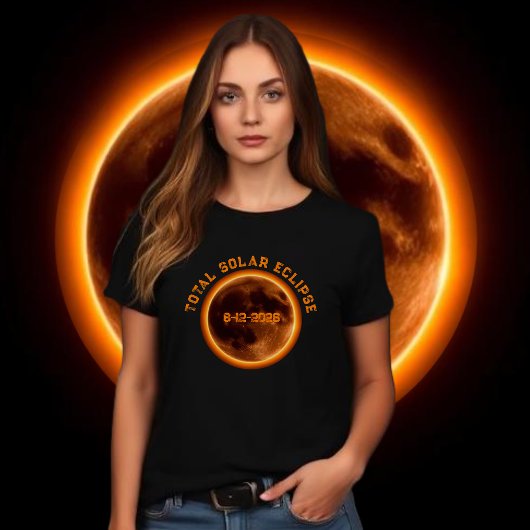 2026年皆既日食 Tシャツ
