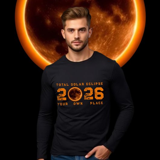 2026年皆既日食 Tシャツ