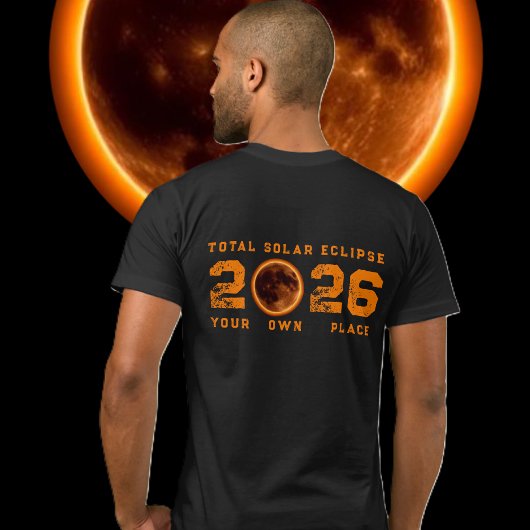 2026年皆既日食 Tシャツ