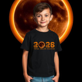 2026年皆既日食 Tシャツ