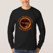 2026年皆既日食 Tシャツ (正面)