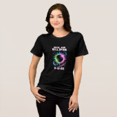 2026年皆既日食Tシャツ　8月の太陽イベント トライブレンドＴシャツ (正面全面)
