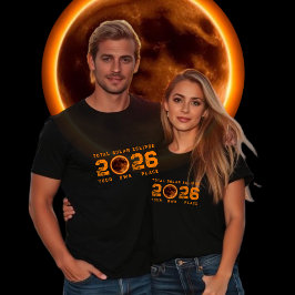 2026年皆既日食Tシャツ Tシャツ