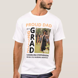 2026年看護学卒業生の誇りある父 Tシャツ