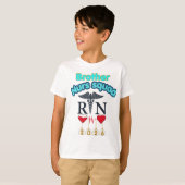 2026年看護師の兄弟姉妹お揃い卒業お祝いグッズ Tシャツ (正面フル)