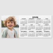 2026年磁気カレンダーとフォトコラージュ (正面)