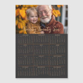 2026年磁気写真カレンダー年末年始ブラックカード マグネット招待状