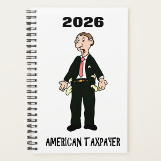 2026年税金プランナー IRSジョーク 税金の日 ジョーク 面白い 破産 プランナー手帳