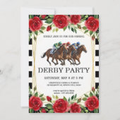 2026年競馬ダービーパーティー ビンテージ招待状 招待状 (正面)