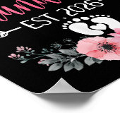 2026年素晴らし母の日おばあちゃんに昇進 ポスター (角)