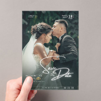 2026年結婚式 アクリル招待状