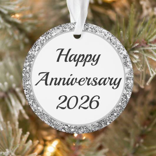 2026年結婚記念日おめでとう オーナメント (ツリー)