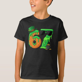 2026年聖パトリックの日six seven meme tシャツ