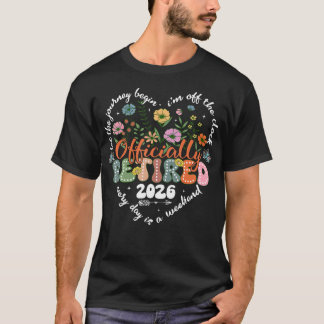 2026年花の定年退職公式グッズ Tシャツ