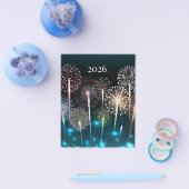 2026年花火新年おめでとう チラシ (シングル)