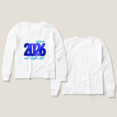 2026年若者用Bella+Canvasトリブレンドロングスリーブ (デザイン 正面&背面)
