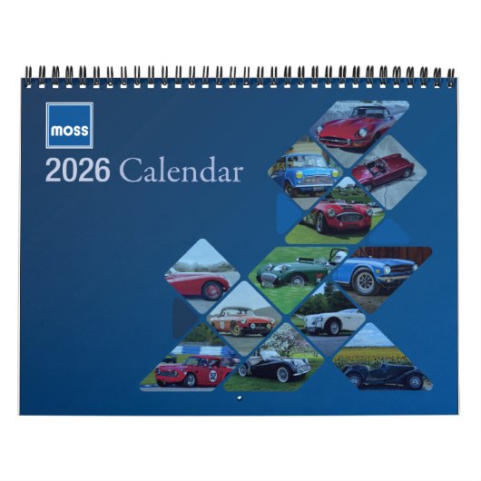 2026年英国クラシックカレンダー カレンダー (カバー)