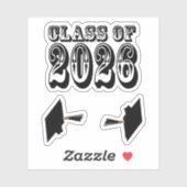 2026年西部卒業 シール (シート)