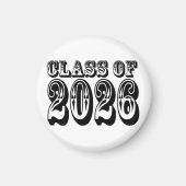 2026年西部卒業 マグネット (正面)