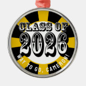 2026年西部卒業 メタルオーナメント (正面)