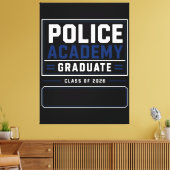 2026年警察学校卒業生 名前入りギフト キャンバスプリント (インサイチュ (リビング))