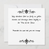 2026年辰年生まれの馬の干支 シーズンカード (裏面)