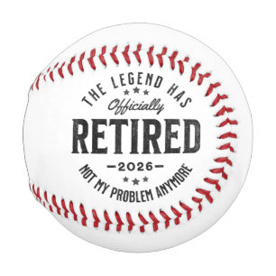 2026年退職したらもう知らない Vintage Retro 野球ボール