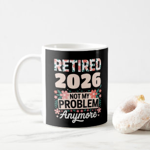 2026年退職したらもう関係ない ピンクの女性 コーヒーマグカップ