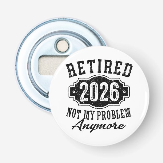 2026年退職するからもう知らないよ 面白いデザイン 栓抜き (正面)