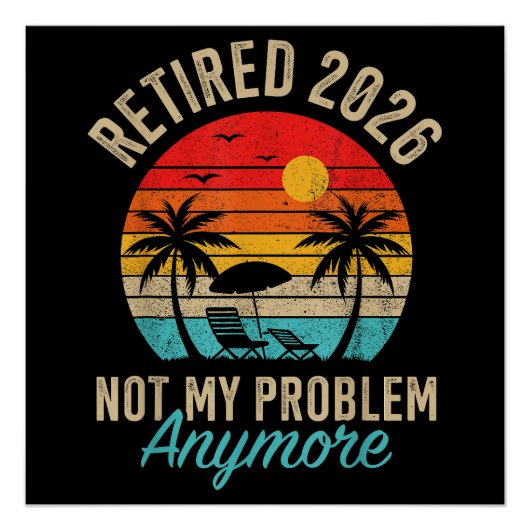 2026年退職するのでもう知らない 引退 ポスター (正面)