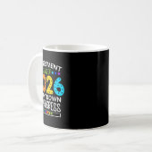 2026年退職カウントダウン進行中 面白いデザイン コーヒーマグカップ (正面左)