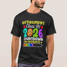 2026年退職カウントダウン進行中 Tシャツ