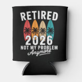 2026年退職後はもう知らない ハワイ ヤシの木 缶クーラー (正面)